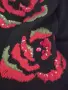 Desigual Страхотен черен топ с красива бродерия и пайети 🌹

​, снимка 14