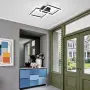LED лампа за таван 22 W 47 см 6500 K, черна геометрична визия, висок CRI (90+), снимка 6