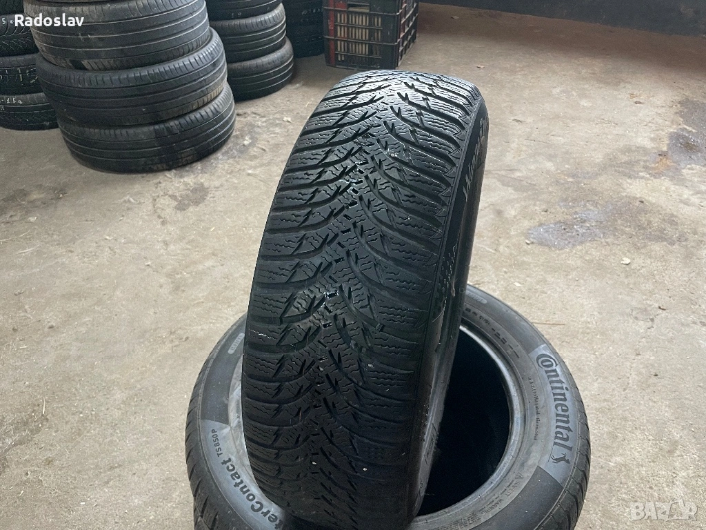 1-Брой зимна гума 185/60/15 KUMHO , снимка 1