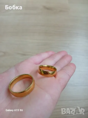 халки неръждаваема стомана , снимка 2 - Пръстени - 55577787