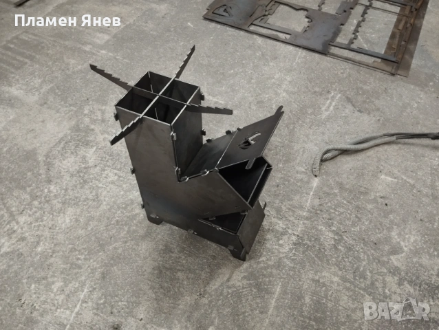 Ракетна печка - сглобяема, снимка 2 - Барбекюта - 54093256