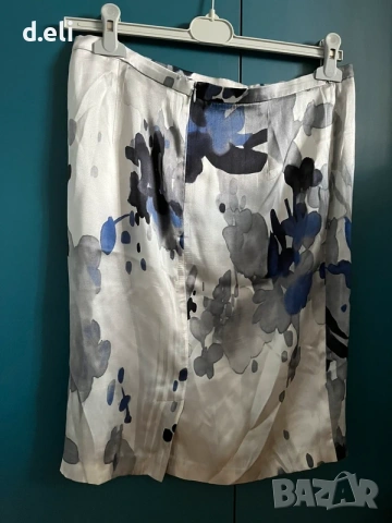 Две Поли Max Mara Original Size L.100% Коприна, снимка 7 - Поли - 54526608