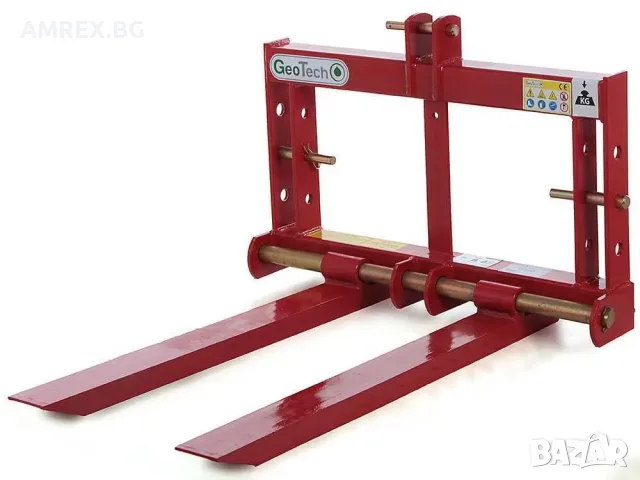 Задни палетни вилици GeoTech 1200 кг за трактор, снимка 2 - Селскостопанска техника - 55348651
