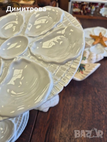 Плата за стриди и фруктиера , снимка 6 - Чинии - 53955340