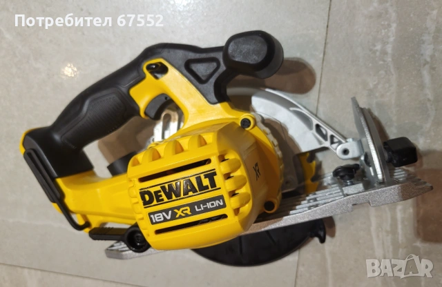 Акумулаторен циркуляр DeWalt DCS391. Само тяло. 105€ (цената е крайна!), снимка 3 - Други инструменти - 54775034