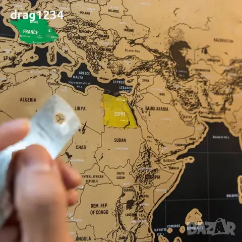 Световна Скреч Карта ScratchMap
