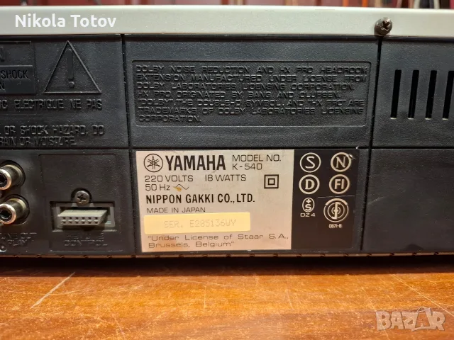 Продава се двуглав дек Yamaha K- 540., снимка 7 - Декове - 55399056