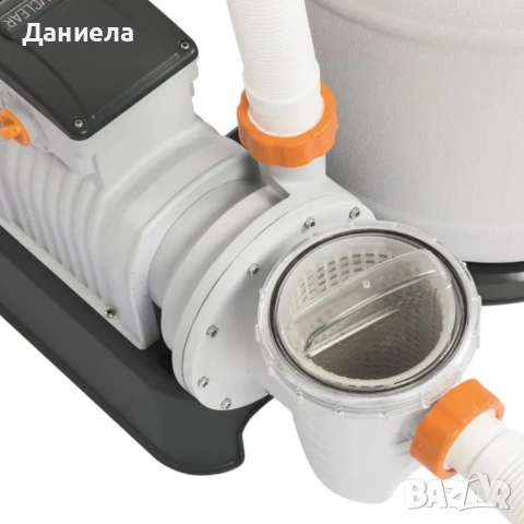 Пясъчна помпа за басейн 500W с таймер и дебит 11 355 л/ч – Кристално чиста вода без усилие, снимка 5 - Басейни и аксесоари - 55063764