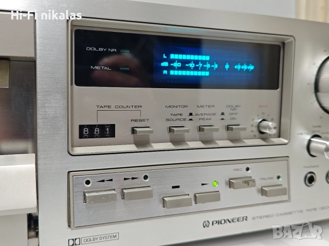 стерео касетъчен дек Hi-Fi PIONEER CT-F850 , снимка 6 - Декове - 54553729