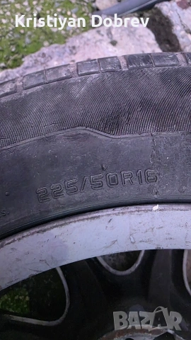 Оригинални джанти за Мерцедес/Mercedes 16" 5x112 - 6.5J ET32 с гуми (2 зимни + 2 летни), снимка 10 - Гуми и джанти - 55018192