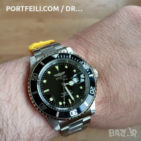 Нова Invicta, 200m, Seiko Caliber/Hattori/TMI C32 кварц, корона на винт с безплатна доставка!, снимка 12 - Мъжки - 54052041