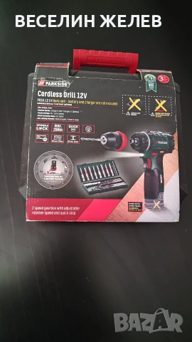 Винтоверт Parkside 12v, снимка 2 - Винтоверти - 55044650
