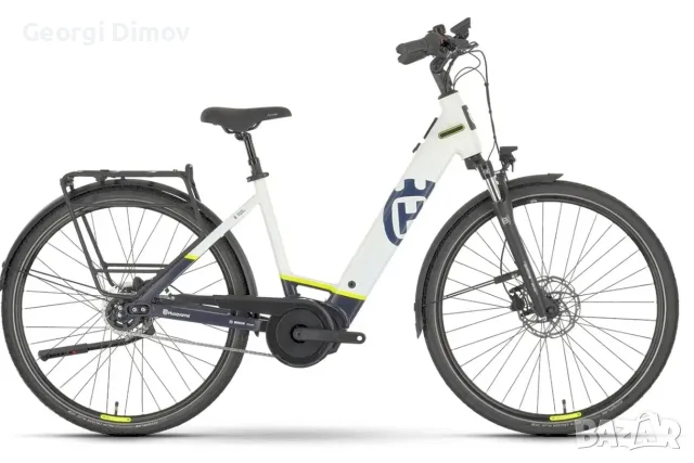 Премиум електрически градски велосипед Husqvarna Towner 2 Wave (28 инча).