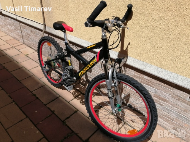 Спортен алуминиев велосипед 24 *   Mercury aero tubing 7005 Shimano 3X7 , снимка 4 - Велосипеди - 54320791
