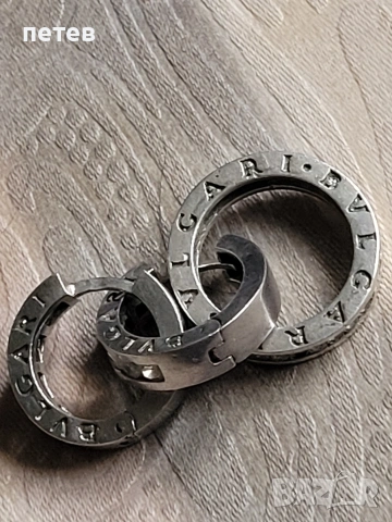 Bvlgari. сребърен пръстен. сребърни обици., снимка 2 - Антикварни и старинни предмети - 54698574