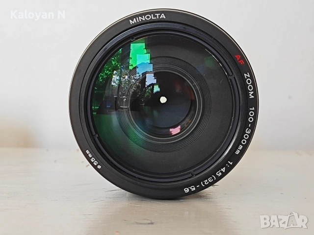 Обектив Minolta AF 100-300mm f/4.5-5.6 за Minolta A/Sony A байонет (за ремонт/части), снимка 2 - Обективи и филтри - 54626034