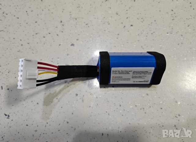 Батерия за колонка JBL Charge 4, Tradebit, 7800mAh, 3.7V, синя, снимка 2 - Друга електроника - 54486756