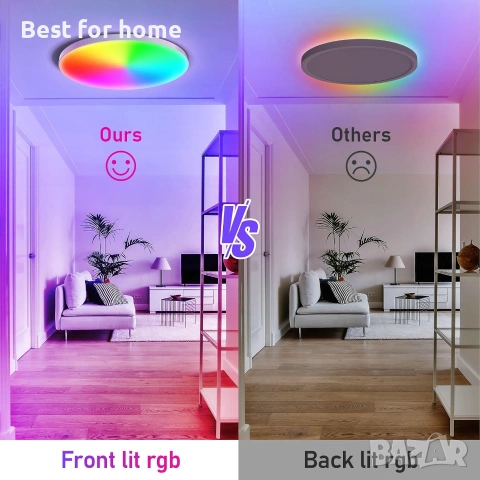 Предно RGB интелигентно таванно осветление, снимка 5 - Други - 55167733