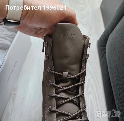 Мъжки боти Calvin Klein НОВИ 42 45, снимка 5 - Мъжки боти - 54585059