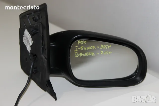 Електрическо дясно огледало VW Fox (2005-2011г.) 5 пина Черен Черно