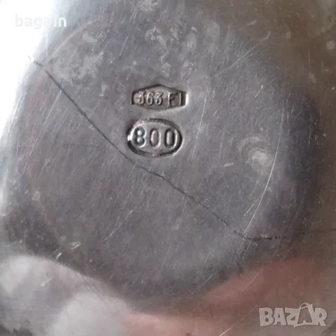 Сребърен съд, 800/1000., снимка 2 - Антикварни и старинни предмети - 55428401