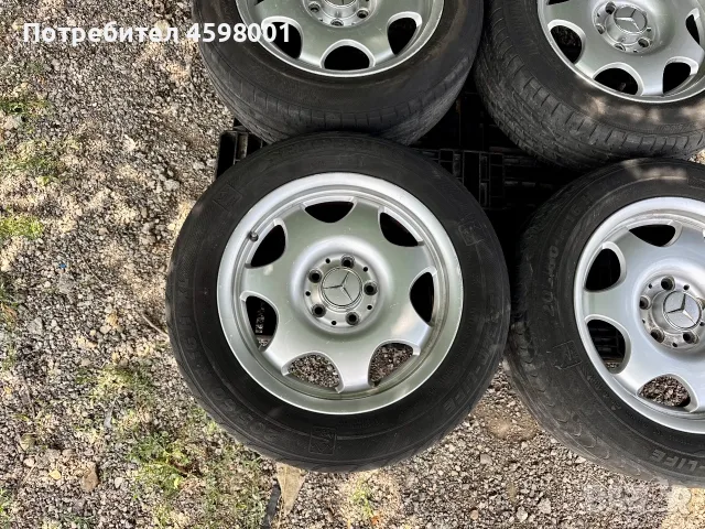 4бр.Алуминиеви джанти 16цола 5x112 за Mercedes Benz E-Class, C-Class, Vaneo, снимка 5 - Гуми и джанти - 55637021