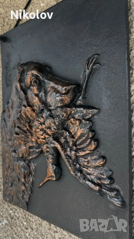 Релефна метална картина, снимка 3 - Антикварни и старинни предмети - 54180182