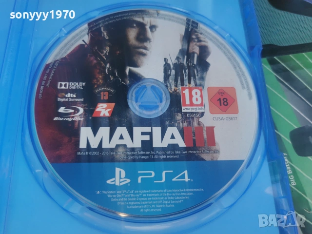 SONY PS4 MAFIA III GAME 0507260910H2E7R, снимка 10 - Игри за PlayStation - 55159525