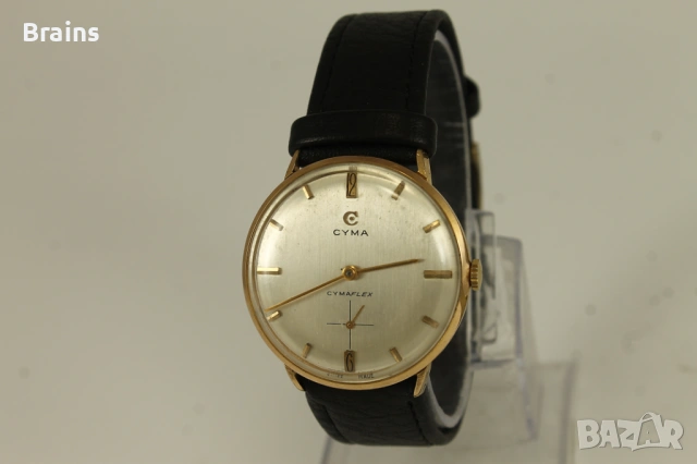 1960's CYMA CYMAFLEX Позлатен Швейцарски Часовник