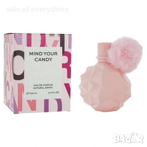 Дамски парфюм Mind Your Candy, 100 мл – Флорално-плодов аромат с нотки на маршмелоу и ванилия, снимка 2 - Дамски парфюми - 53980424