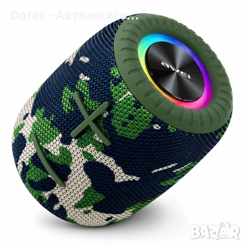 Портативна Bluetooth тонколона 5W с RGB осветление