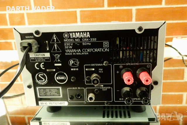 Аудиосистема Yamaha CRX-332 + RC, снимка 9 - Аудиосистеми - 54528440