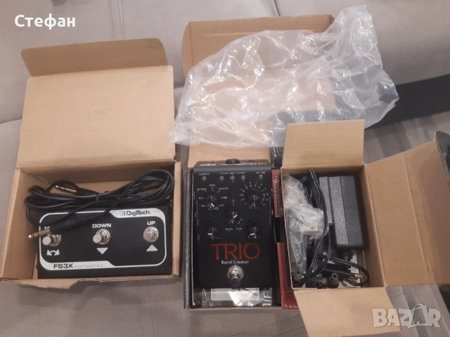 Ефекти за китара- BOSS AC-3, Digitech Trio Band Creator+ footswitch, снимка 4 - Китари - 53603245