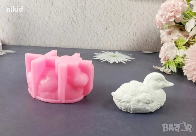 3d Пате силиконов молд форма фондан шоколад гипс свещ сапун декор