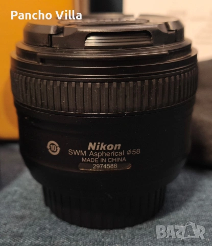 Nikkor AF-S 50/1,8G за Nikon/Никон F , снимка 3 - Обективи и филтри - 55140664