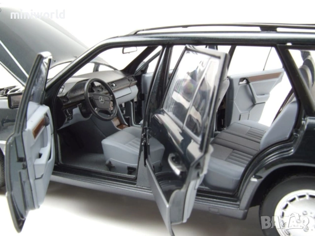 Mercedes-Benz 300 D T-Modell Kombi S124 1990 - мащаб 1:18 на Norev моделът е нов в кутия, снимка 8 - Колекции - 54929901