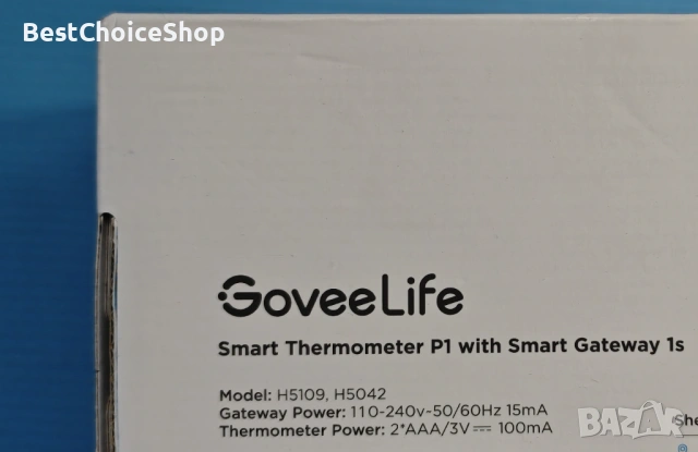 GoveeLife Smart Thermometer P1 с Smart Gateway 1s – Нов, пълен комплект, снимка 3 - Други - 54071994