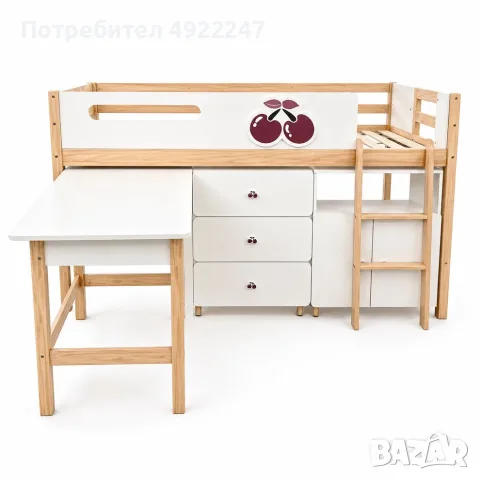Детско Дървено  Легло , снимка 6 - Мебели за детската стая - 55695993