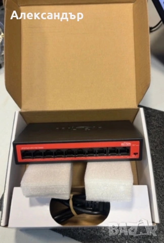 Wi-Tek WI-PS210H V.1 8-Ports 100Mbps PoE+ 2 Port Uplink Ports