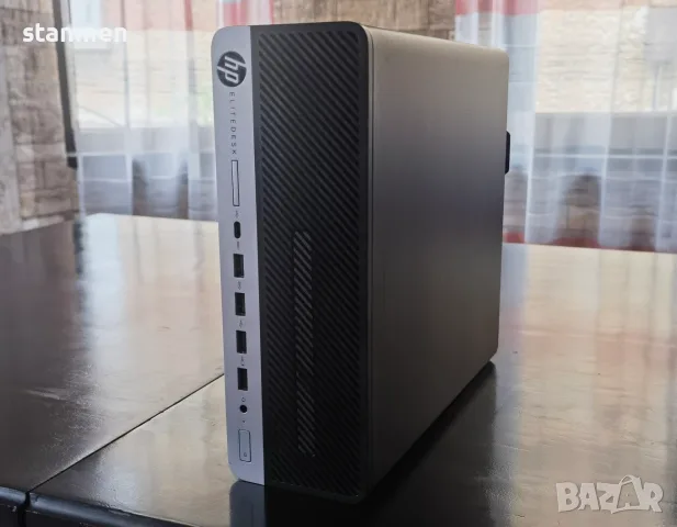 Продавам Гаранционнен Компютър HP ElliteDesk 705/4x3.5ghz/ssd200gb/8gb/Vega8/DVDrw 