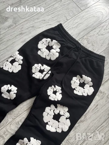 Черни Denim Tears Sweatpants, снимка 5 - Панталони - 55422475