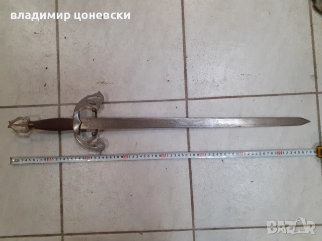 Средновековен меч Толедо,сабя рапира шпага ятаган, снимка 5 - Антикварни и старинни предмети - 54374217