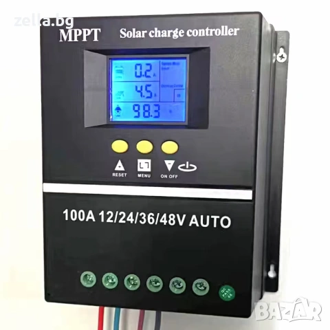 Соларен MPPT контролер 100A SY48100A 12V/24V/36V/48V с LCD дисплей и 7 режима за фотоволтаични 10293, снимка 7 - Резервни части за телефони - 54663108
