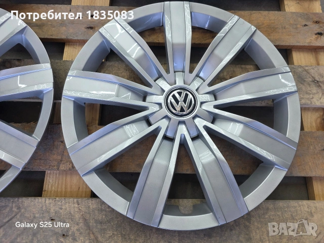 Оригинални тасове VW 17 цола, снимка 4 - Аксесоари и консумативи - 54396220