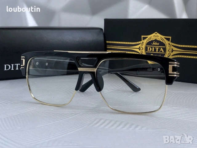 Мъжки прозрачни слънчеви очила маска dita, снимка 8 - Слънчеви и диоптрични очила - 55157311