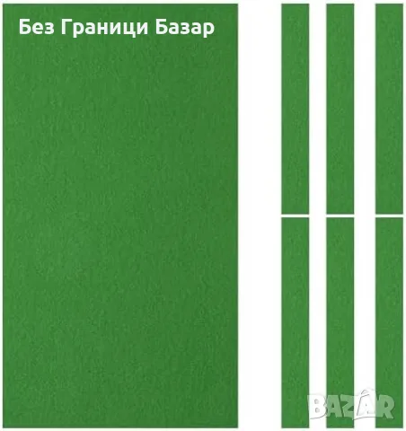 Ново Зелено билярдно сукно 8 фута, полиестерен плат за пул маса и релси, снимка 2 - Други спортове - 55413536