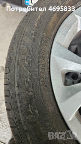 4бр. летни гуми 235/55/17 PIRELLI, снимка 6 - Гуми и джанти - 54479286