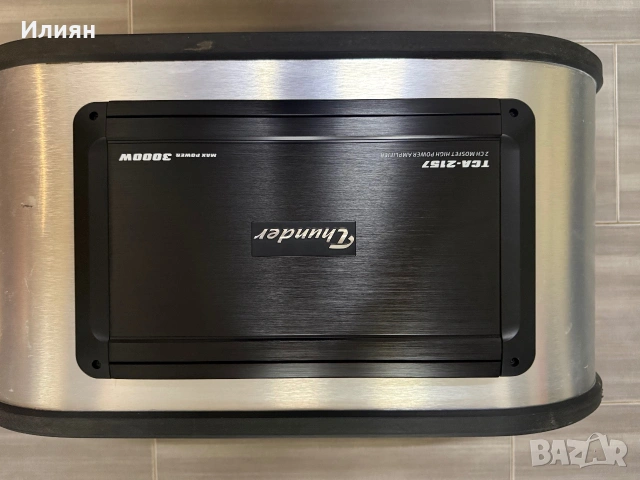 Бас каса Blaupunkt vb1000  с усилвател, снимка 4 - Аудиосистеми - 55236036