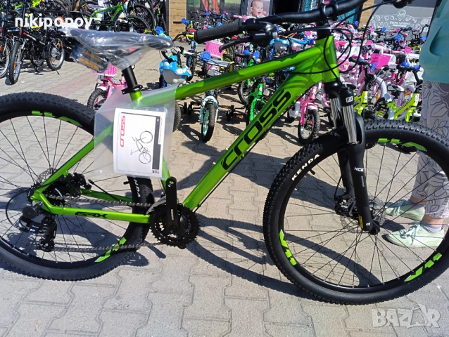 CROSS Велосипед 27.5" GRX 7 mdb зелен, снимка 2 - Велосипеди - 54645552