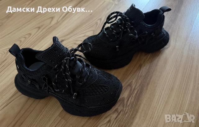 Дамски маратонки с камъни , снимка 6 - Маратонки - 55051248